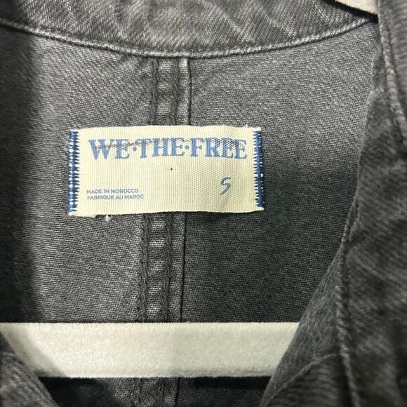 NEW Free People We The Free Touch The Sky One-Piece Black Denim Size Small $178 - Picture 6 of 13